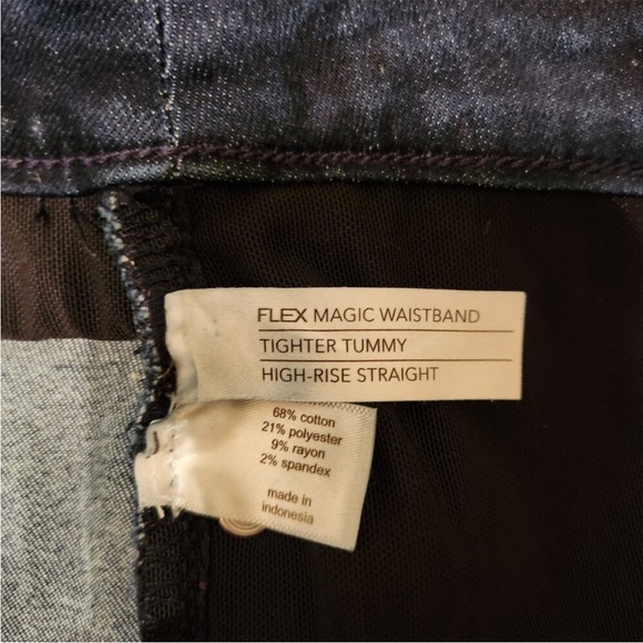 Lane Bryant High Rise Straight Jeans Size 14L - Picture 10 of 15